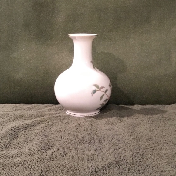 Japanese Yamaji 6" Porcelain Vase Wren In Cherry Blossoms - Picture 4 of 7